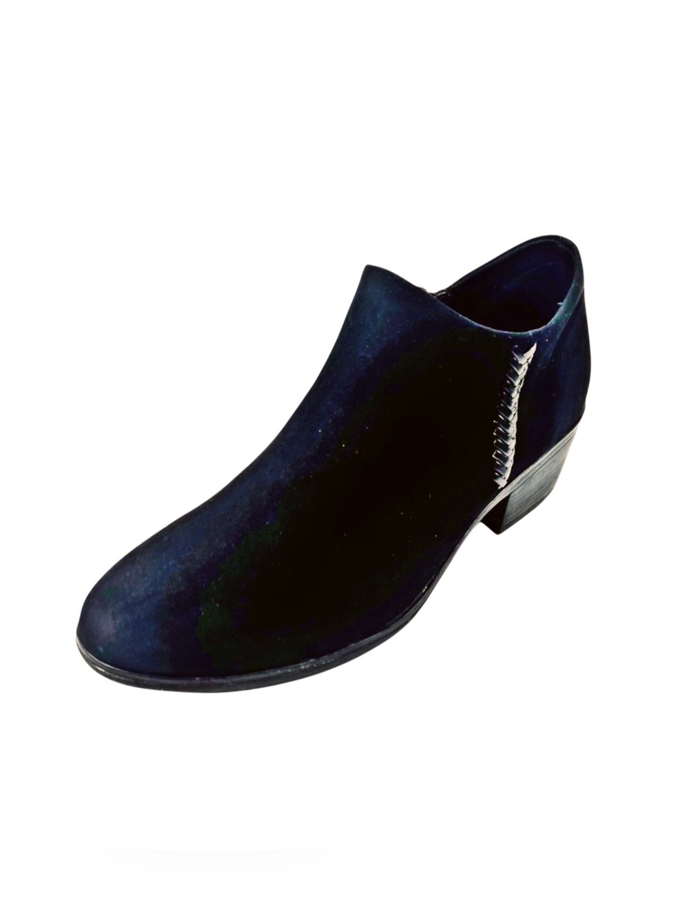 Xappeal Woman’s Slip On Black Suede Boots Sz 11